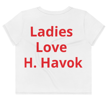 Load image into Gallery viewer, H.Havok Productions Women’s Crop Tee
