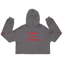 Load image into Gallery viewer, H.Havok Productions Women’s Crop Hoodie
